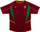 Primera Equipación Tailandia Camiseta Portugal Retro 2002 Rojo