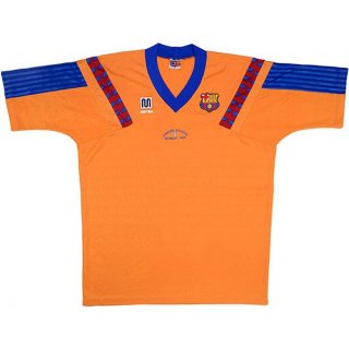 Segunda Equipación Tailandia Camiseta Barcelona Retro 1991 1992 Naranja