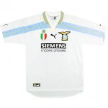 Primera Equipación Tailandia Camiseta Lazio Retro 2000 2002 Blanco