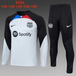 Ninos Sudadera De Training Barcelona 2024 Gris 2 Ninos Sudadera De Training Barcelona 2024 Gris 2