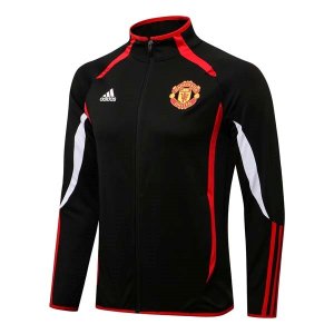 Chandal Manchester United 2022 Negro Rojo Blanco