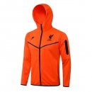 Chaqueta Con Capucha Liverpool 2022/2023 Naranja