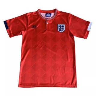 Segunda Equipación Tailandia Camiseta Inglaterra Retro 1989 Rojo