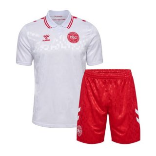 Camiseta Dinamarca Segunda Equipación Niño 2024