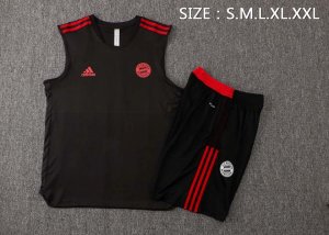 Camiseta Bayern Munich Sin Mangas Conjunto Completo 2022 Negro