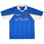 Primera Equipación Tailandia Camiseta Chelsea Retro 1997 1999 Azul