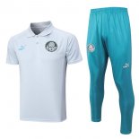 Polo Palmeiras Conjunto Completo 2023/2024 Blanco Azul