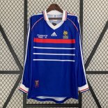 Tailandia Camiseta Francia Primera Equipación ML Retro 1998