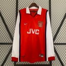 Tailandia Camiseta Arsenal Primera Equipación ML Retro 1998 1999