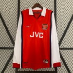 Tailandia Camiseta Arsenal Primera Equipación ML Retro 1998 1999 Tailandia Camiseta Arsenal Primera Equipación ML Retro 1998 1999