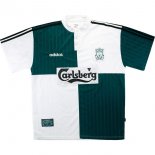 Segunda Equipación Tailandia Camiseta Liverpool Retro 1995 1996 Verde