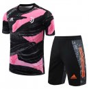 Camiseta Entrenamiento Juventus Conjunto Completo 2021/2022 Rosa Negro