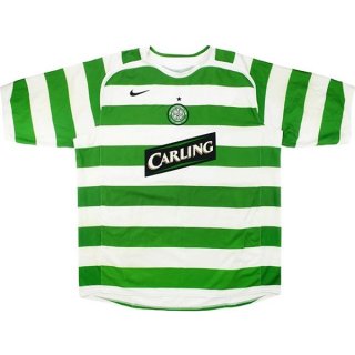 Primera Equipación Tailandia Camiseta Celtic Retro 2005 2006 Verde