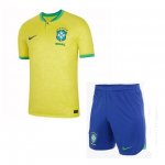 Camiseta Brasil Primera Equipación Niño 2022/2023 Camiseta Brasil Primera Equipación Niño 2022/2023