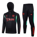 Sudadera Con Capucha Manchester United 2024 Negro