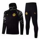 Chandal Con Capucha Dortmund 2021/2022 Negro