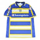 Segunda Equipación Tailandia Camiseta Parma Retro 2004 2005 Azul Amarillo