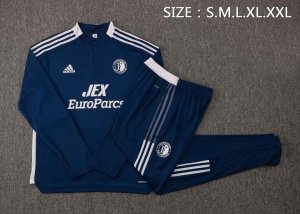 Sudadera De Training Feyenoord Rotterdam 2022 Azul Negro