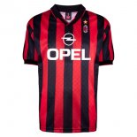 Tailandia Camiseta AC Milan Primera Equipación Retro 1995 1996