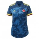 Segunda Equipación Camiseta Colombia Mujer 2020 Azul