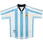 Primera Equipación Tailandia Camiseta Argentina Retro 1998 Azul Primera Equipación Tailandia Camiseta Argentina Retro 1998 Azul