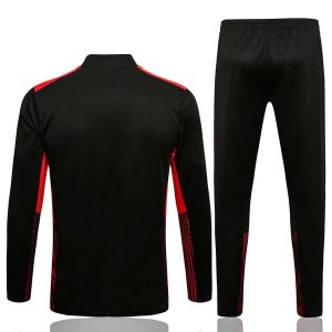 Sudadera De Training AC Milan 2022 Negro Rojo