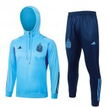 Sudadera Con Capucha Argentina 2024 Azul