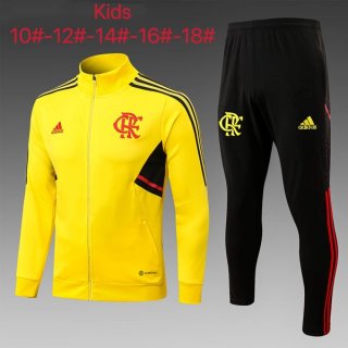 Ninos Chandal Flamengo 2022/2023 Amarillo Negro 2