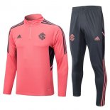 Sudadera De Training Internacional 2022/2023 Rosa Gris