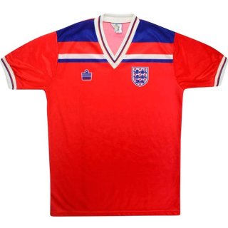 Segunda Equipación Tailandia Camiseta Inglaterra Retro 1980 Rojo