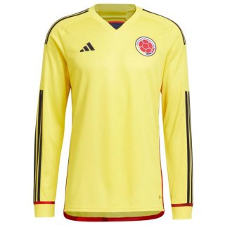 Tailandia Camiseta Colombia Primera Equipación ML 2022/2023 Amarillo