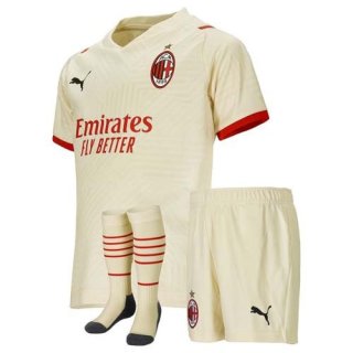 Segunda Equipación Camiseta AC Milan Niño 2021/2022