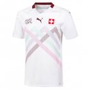 Segunda Equipación Tailandia Camiseta Suiza 2020 Blanco