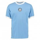 Primera Equipación Tailandia Camiseta Manchester City Retro 1972 Azul