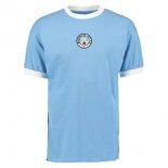 Primera Equipación Tailandia Camiseta Manchester City Retro 1972 Azul