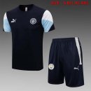 Camiseta Entrenamiento Manchester City Conjunto Completo 2022 Negro