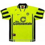 Primera Equipación Tailandia Camiseta Dortmund Retro 1996 1997 Amarillo