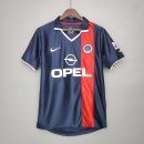 Tailandia Camiseta Paris Saint Germain Segunda Equipación Retro 2001 2002