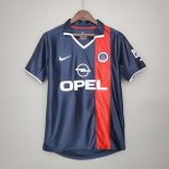 Tailandia Camiseta Paris Saint Germain Segunda Equipación Retro 2001 2002