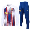 Sudadera De Training Barcelona 2024 Blanco Rojo