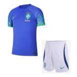 Camiseta Brasil Segunda Equipación Niño 2022/2023