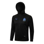 Chaqueta Con Capucha Marsella 2022/2023 Negro Chaqueta Con Capucha Marsella 2022/2023 Negro