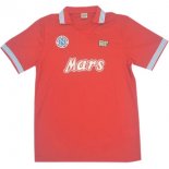 Tercera Equipación Tailandia Camiseta Napoli Retro 1988 1989 Rojo