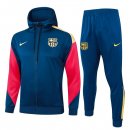 Chandal Con Capucha Barcelona 2024/2025 Azul 5