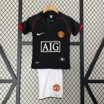 Camiseta Manchester United Segunda Equipación Retro Niño 2007 2008 Camiseta Manchester United Segunda Equipación Retro Niño 2007 2008