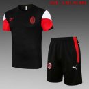 Camiseta Entrenamiento AC Milan Conjunto Completo 2022 Negro