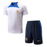 Camiseta Entrenamiento Francia Conjunto Completo 2022/2023 Blanco