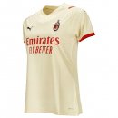 Segunda Equipación Camiseta Futbols AC Milan Mujer 2021/2022