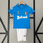 Camiseta Napoli Primera Equipación Retro Niño 1987 1988 Camiseta Napoli Primera Equipación Retro Niño 1987 1988