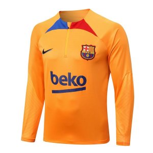 Sudadera De Training Barcelona 2023 Naranja